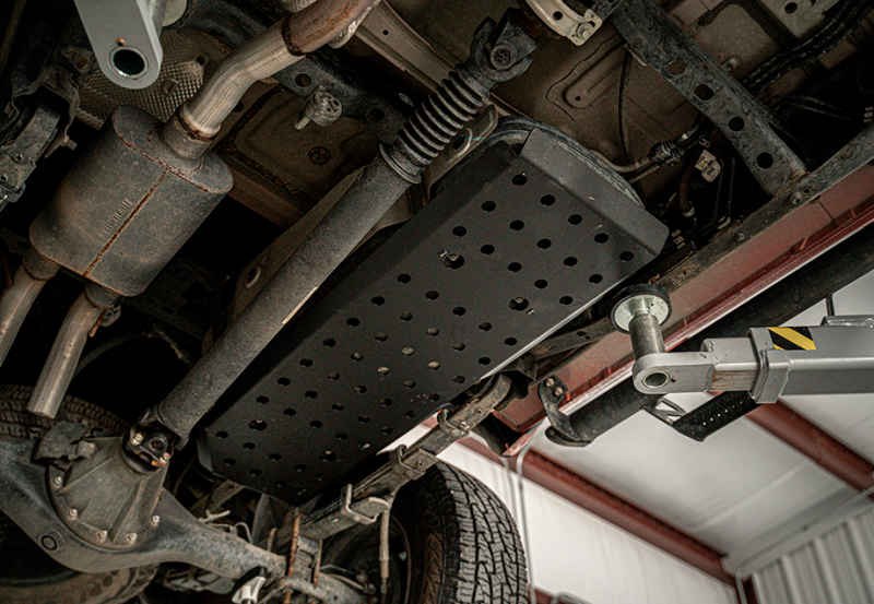 Toyota Tacoma Skid Plate - Cali Raised LED - Fuel Tank - Raw - `05-`23